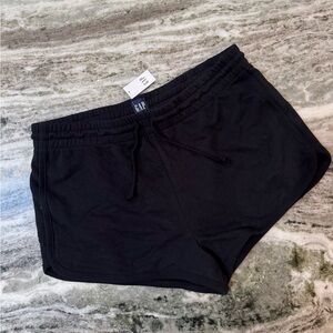 NWT GAP Women's Black Sweat Shorts Size Large